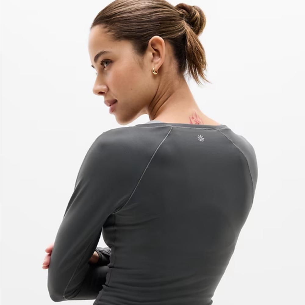 Athleta Transcend Top NWT XSmall Cropped - Picture 2 of 5